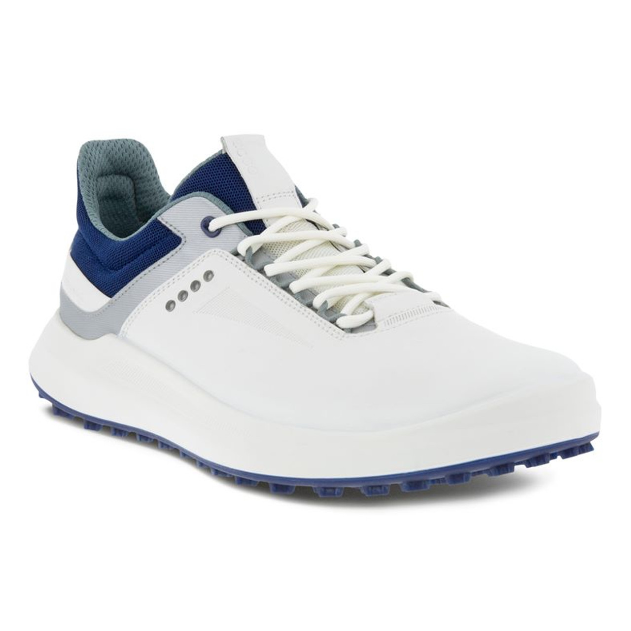 ゴルフシューズ　ECCO COREホワイトシルバー 24.5センチ　100804 Ecco Men's Core 100804 Golf Shoes - Maple Hill Golf